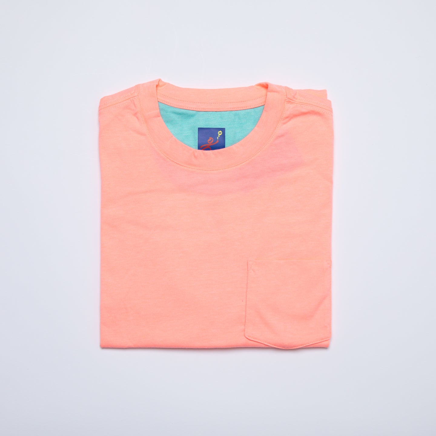 Men's Solid Crew Neck T-Shirt - Coral Heather
