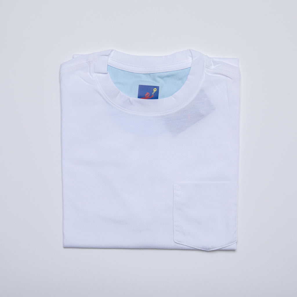 Men's Solid Crew Neck T-Shirt - White