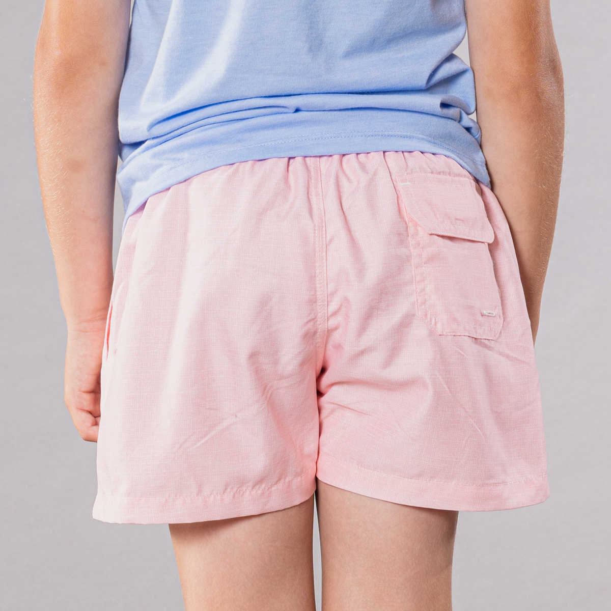 Boy's Cyclist Liner Swim Trunks - Solid Linen