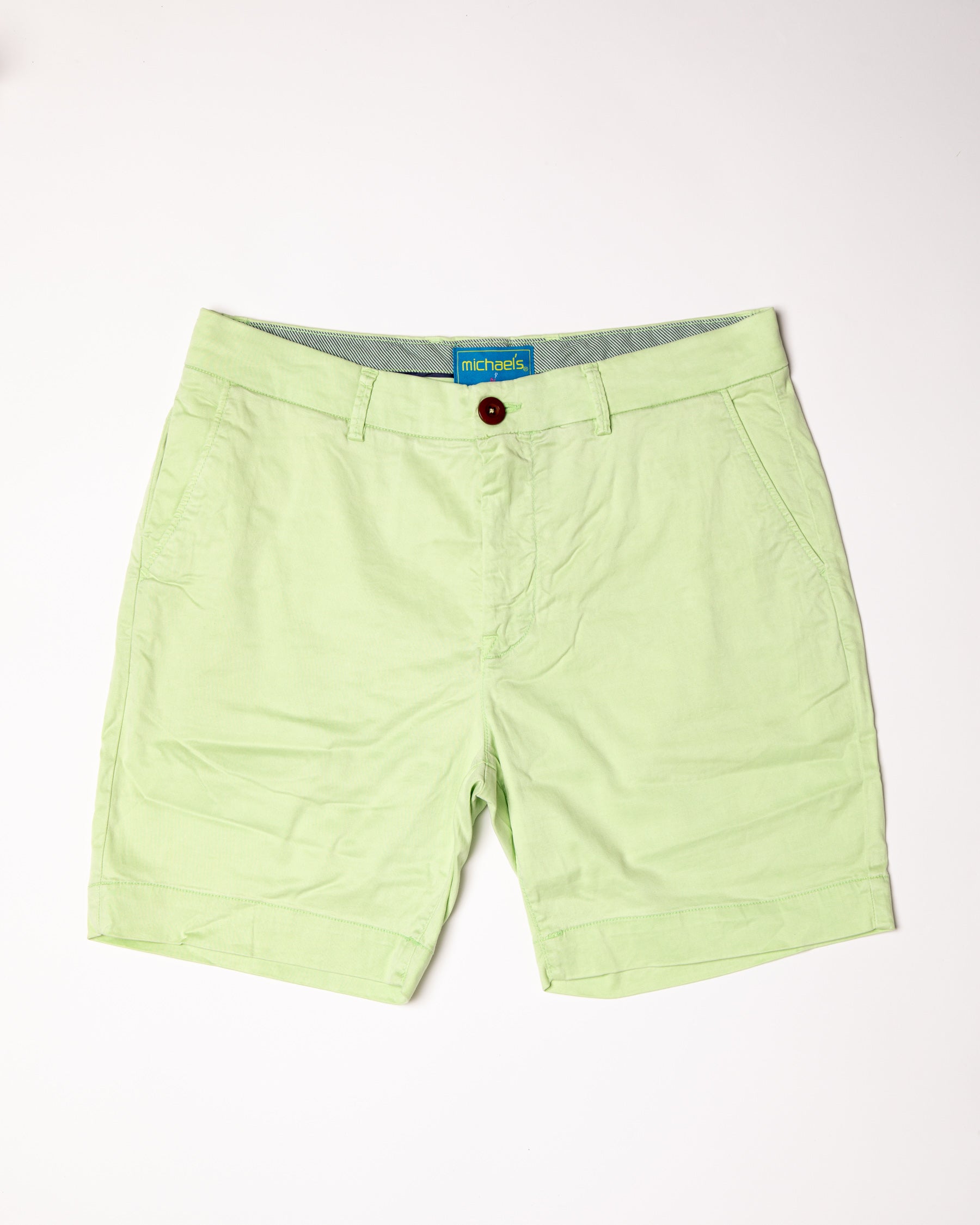 Solid Pima Cotton Stretch Short - Green