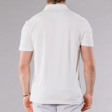 Men's Pima Cotton / Stretch Solid Polo Shirt - White