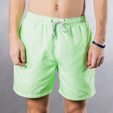 Men's Cyclist Liner Swim Trunks - Solid Linen Green